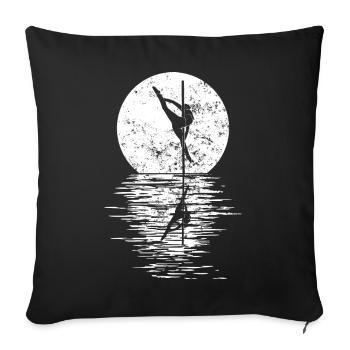 Pole Dance Dancer, Pole Dance, Pole Dancing - Sofa pillowcase 17,3'' x 17,3'' (45 x 45 cm) - black - Front