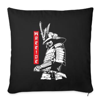 Warrior Samurai Japanese Ninja Bloodstain Katana S - Sofa pillowcase 17,3'' x 17,3'' (45 x 45 cm) - black - Front