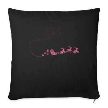 Christmas Time Wintertime Christmas Outfit Advent - Sofa pillowcase 17,3'' x 17,3'' (45 x 45 cm) - black - Front