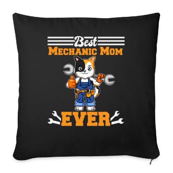 Best Mechanic Mom Ever Technician Mothers Day Gift - Sofakissenbezug 45 x 45 cm - Schwarz - Vorne