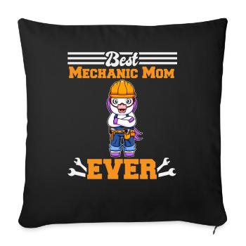Best Mechanic Mom Ever Technician Mothers Day Gift - Sofakissenbezug 45 x 45 cm - Schwarz - Vorne