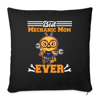 Best Mechanic Mom Ever Technician Mothers Day Gift - Sofakissenbezug 45 x 45 cm - Schwarz - Vorne