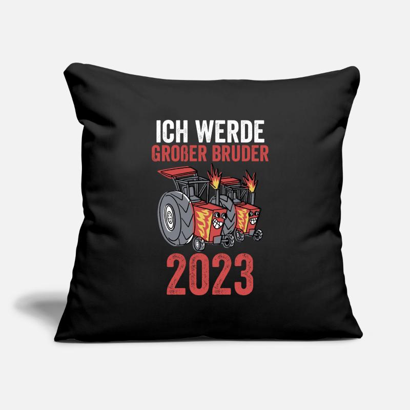 Bruder 2023 Traktor Werdender Bruder Sofakissenbezug 45 x 45 cm
