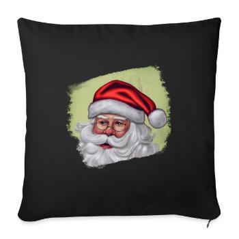 Nicholas - Sofa pillowcase 17,3'' x 17,3'' (45 x 45 cm) - black - Front