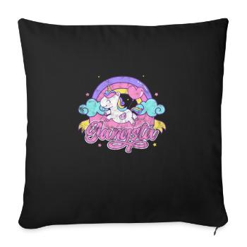 Hip-hop - Housse de coussin décorative 45 x 45 cm - noir - Devant