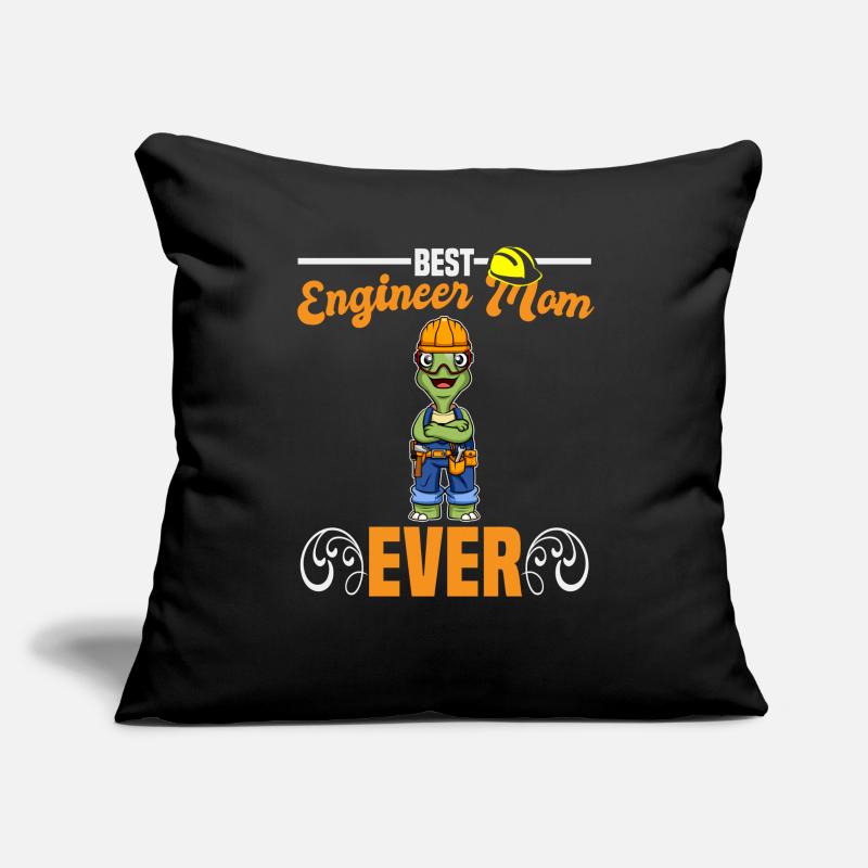 Best Engineer Mom Ever Construction Worker Mommy Sofa pillowcase 17,3'' x 17,3'' (45 x 45 cm)
