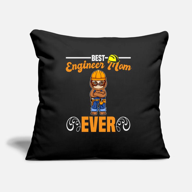 Best Engineer Mom Ever Construction Worker Mommy Sofa pillowcase 17,3'' x 17,3'' (45 x 45 cm)