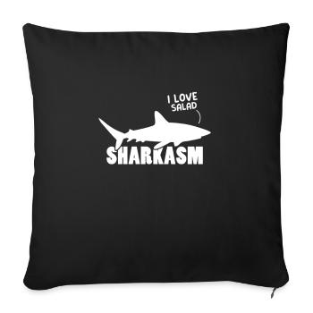 Biologie marine - Housse de coussin décorative 45 x 45 cm - noir - Devant