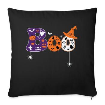 Horror Witch Horror Film Festival + Halloween - Sofa pillowcase 17,3'' x 17,3'' (45 x 45 cm) - black - Front