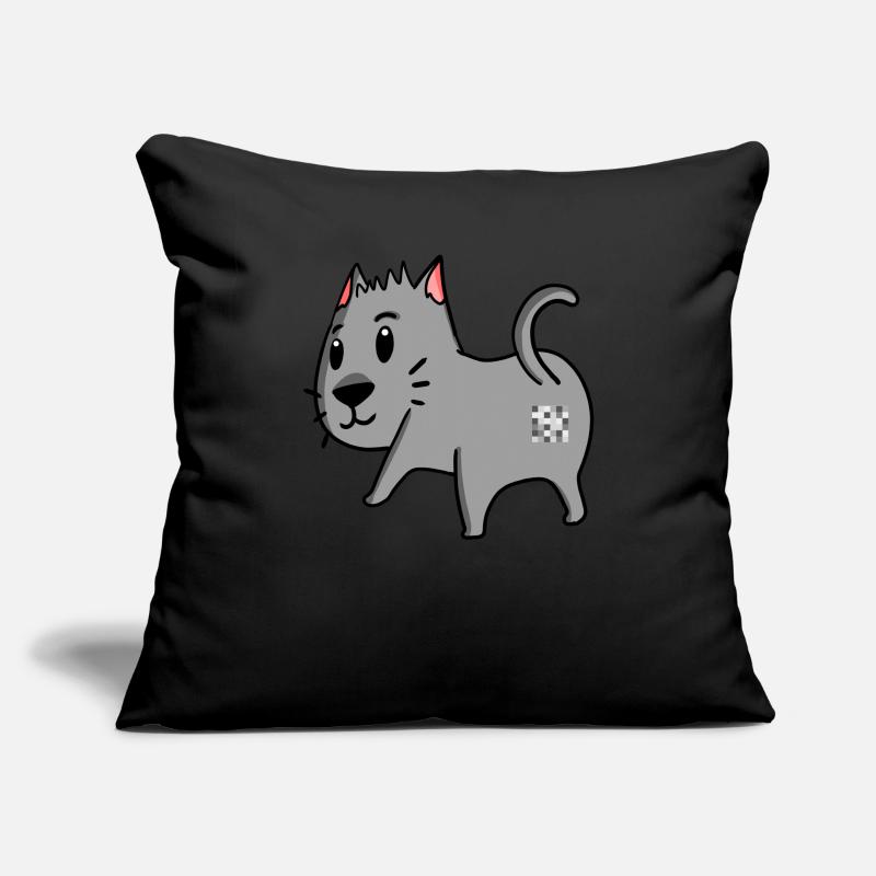 Cul de chat - Cul de chat Housse de coussin décorative 45 x 45 cm