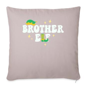 Brother Elf Matching Family Christmas Group Xmas - Sofa pillowcase 17,3'' x 17,3'' (45 x 45 cm) - light taupe - Front