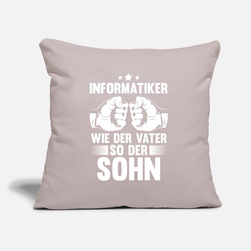 Vater Sohn Informatiker Informatik Programmierer Sofakissenbezug 45 x 45 cm