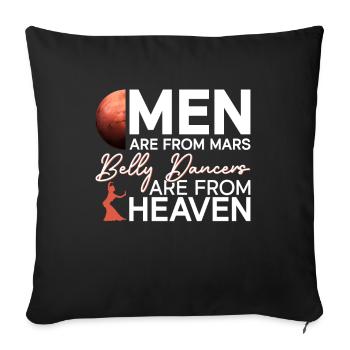 Belly Dance Belly Dancer Dancing Dancer Gift - Sofa pillowcase 17,3'' x 17,3'' (45 x 45 cm) - black - Front