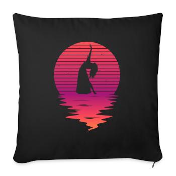 Belly Dance Belly Dancer Dancing Dancer Gift - Sofa pillowcase 17,3'' x 17,3'' (45 x 45 cm) - black - Front