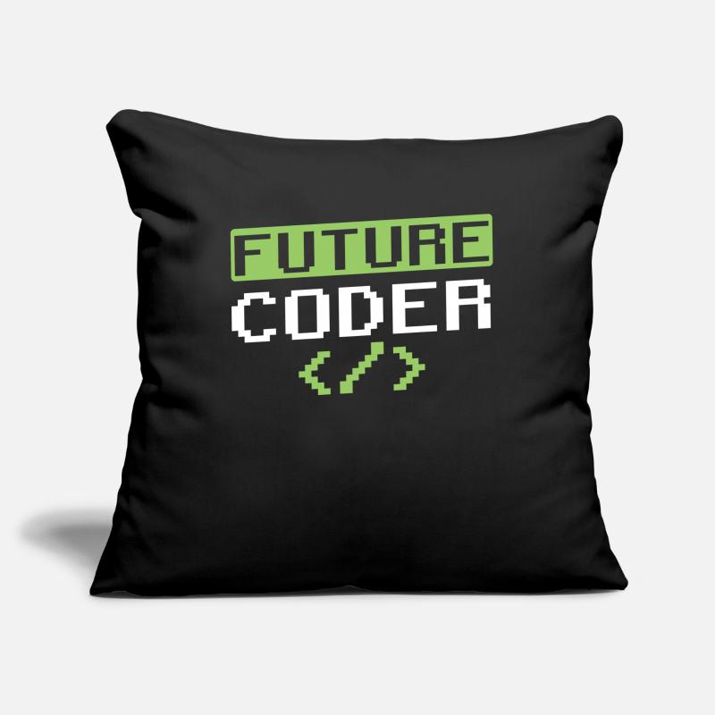 Zukünftiger Coder Coding Programmierer Code Sofakissenbezug 45 x 45 cm