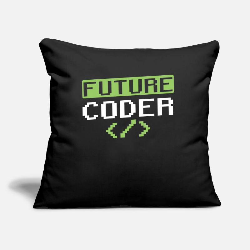 Zukünftiger Coder Coding Programmierer Code Sofakissenbezug 45 x 45 cm