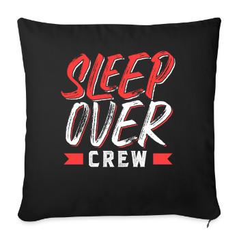 Nuit d’équipe Soirée - Housse de coussin décorative 45 x 45 cm - noir - Devant