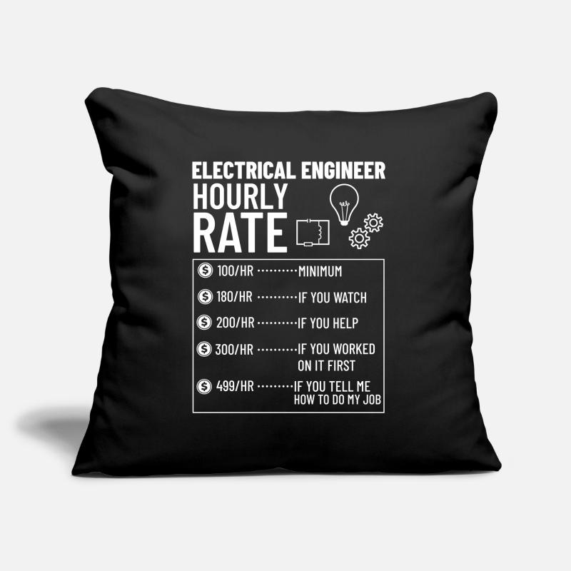 Electrical Engineering Engineer Research Development Sofa pillowcase 17,3'' x 17,3'' (45 x 45 cm)