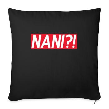 Nani Anime Série Anime Cosplay Cosplay Anime - Housse de coussin décorative 45 x 45 cm - noir - Devant