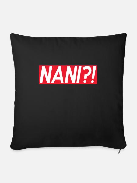 Nani Anime Serien Anime Cosplay Cosplay Anime - Sofakissenbezug 45 x 45 cm - Schwarz