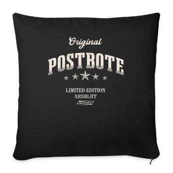 Postbote Limited Edition - Sofakissenbezug 45 x 45 cm - Schwarz - Vorne