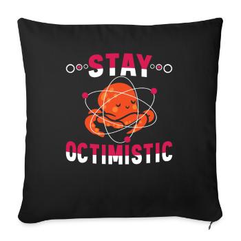 Octopus Octopus Sea Tentacle Octopus Octopus Octopus - Sofa pillowcase 17,3'' x 17,3'' (45 x 45 cm) - black - Front