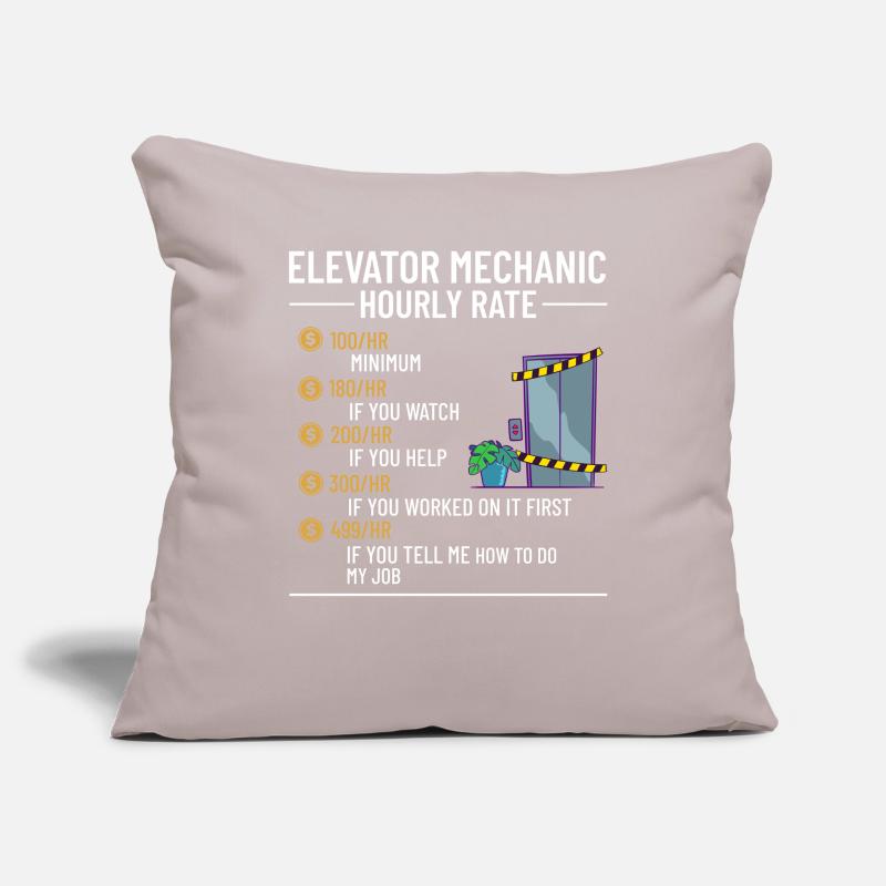 Elevator Elevator Technician Elevator Elevator Sofa pillowcase 17,3'' x 17,3'' (45 x 45 cm)