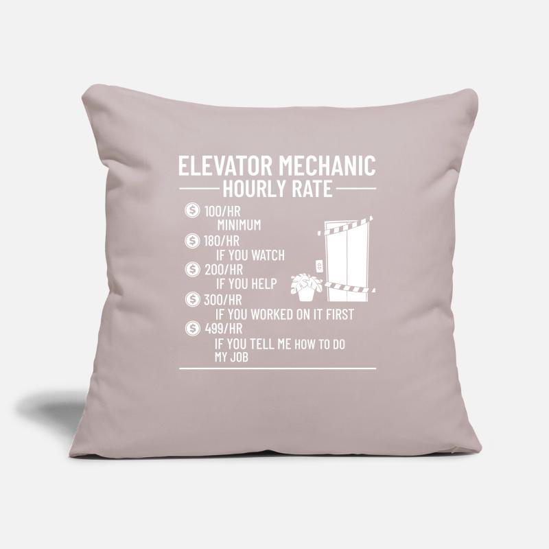 Elevator Elevator Technician Elevator Elevator Sofa pillowcase 17,3'' x 17,3'' (45 x 45 cm)