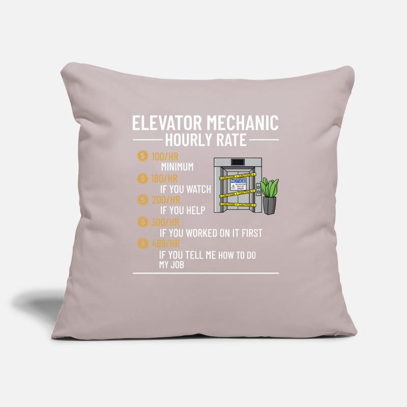 Elevator Elevator Technician Elevator Elevator Sofa pillowcase 17,3'' x 17,3'' (45 x 45 cm)