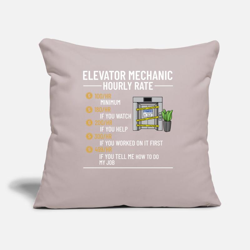 Elevator Elevator Technician Elevator Elevator Sofa pillowcase 17,3'' x 17,3'' (45 x 45 cm)