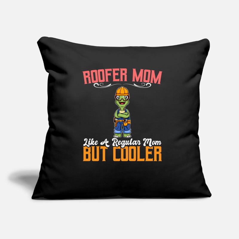 Maman couvreuse comme une maman régulière mais plus cool Housse de coussin décorative 45 x 45 cm