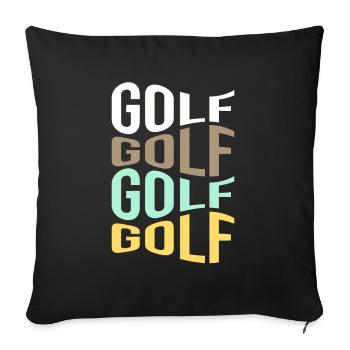 gulf - Sofa pillowcase 17,3'' x 17,3'' (45 x 45 cm) - black - Front