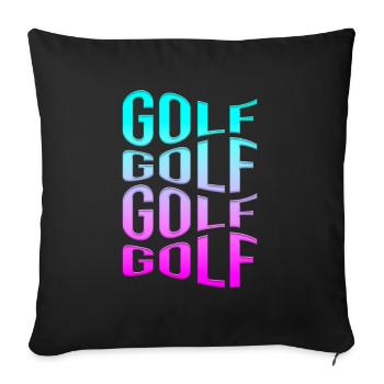 gulf - Sofa pillowcase 17,3'' x 17,3'' (45 x 45 cm) - black - Front