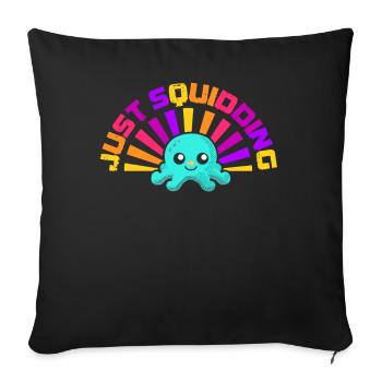 Octopus Octopus Sea Tentacle Octopus Octopus Octopus - Sofa pillowcase 17,3'' x 17,3'' (45 x 45 cm) - black - Front