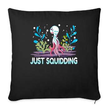 Octopus Octopus Sea Tentacle Octopus Octopus Octopus - Sofa pillowcase 17,3'' x 17,3'' (45 x 45 cm) - black - Front