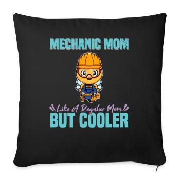 Mechanic Mom Like A Regualr Mom But Cooler - Sofakissenbezug 45 x 45 cm - Schwarz - Vorne