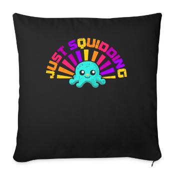 Octopus Octopus Sea Tentacle Octopus Octopus Octopus - Sofa pillowcase 17,3'' x 17,3'' (45 x 45 cm) - black - Front