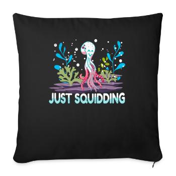 Octopus Octopus Sea Tentacle Octopus Octopus Octopus - Sofa pillowcase 17,3'' x 17,3'' (45 x 45 cm) - black - Front