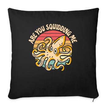 Octopus Octopus Sea Tentacle Octopus Octopus Octopus - Sofa pillowcase 17,3'' x 17,3'' (45 x 45 cm) - black - Front