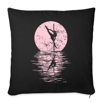 Pole Dance Dancer, Pole Dance, Pole Dancing - Sofa pillowcase 17,3'' x 17,3'' (45 x 45 cm) - black - Front