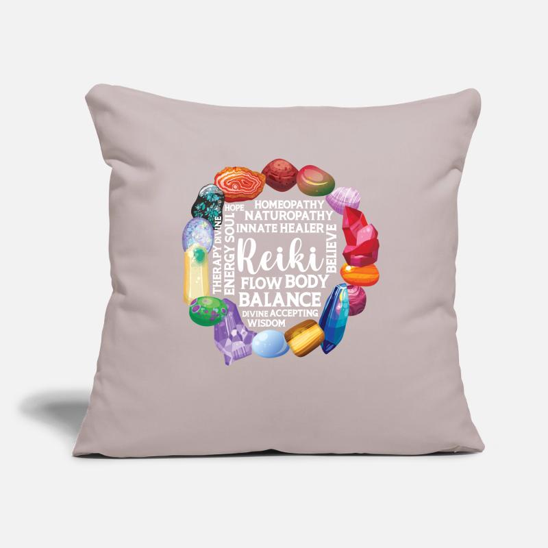 Reiki practitioner Sofa pillowcase 17,3'' x 17,3'' (45 x 45 cm)