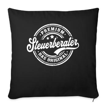 Steuerberater Original Steuerberatung - Sofakissenbezug 45 x 45 cm - Schwarz - Vorne