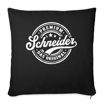 Schneider Original Schneiderin Nähen Schneider - Sofakissenbezug 45 x 45 cm - Schwarz - Vorne