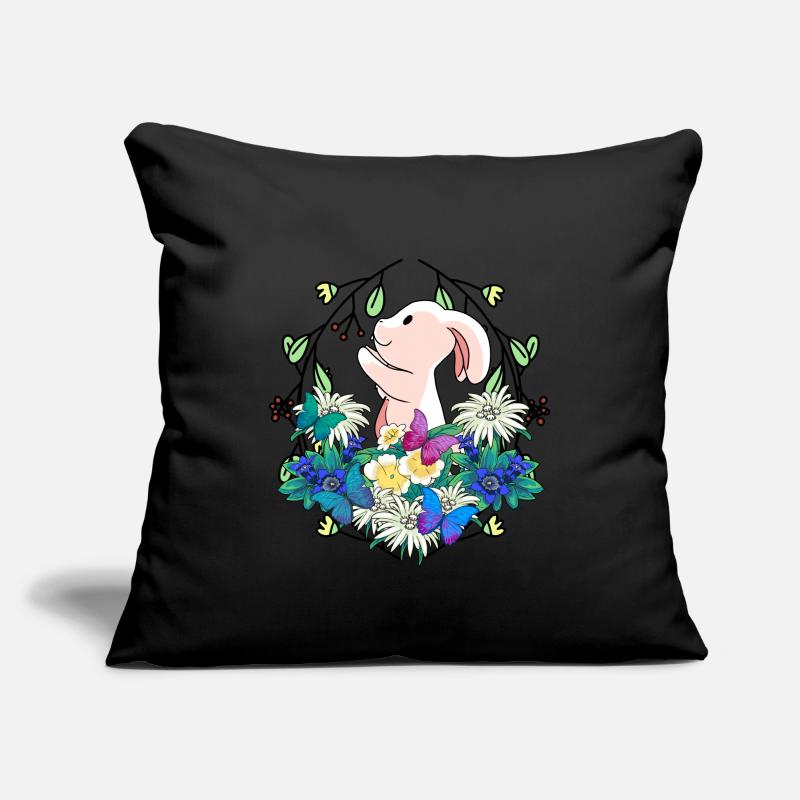 Early Spring Rabbit Easter Nature Sofa pillowcase 17,3'' x 17,3'' (45 x 45 cm)