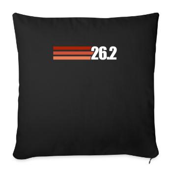 Courir - Housse de coussin décorative 45 x 45 cm - noir - Devant