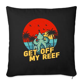 Poulpe Poulpe Tentacule de mer Poulpe Poulpe Poulpe Poulpe - Housse de coussin décorative 45 x 45 cm - noir - Devant