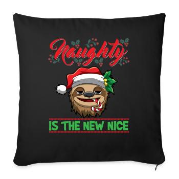 Coquin est le nouveau Noël de Noël Nice - Housse de coussin décorative 45 x 45 cm - noir - Devant