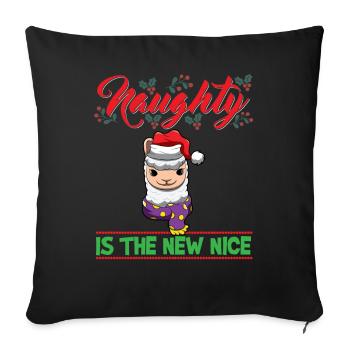 Coquin est le nouveau Noël de Noël Nice - Housse de coussin décorative 45 x 45 cm - noir - Devant
