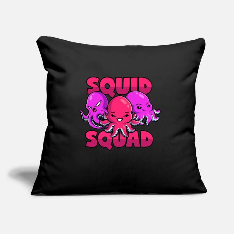 Squid Squad, Octopus Team, Octopus Clan Sofa pillowcase 17,3'' x 17,3'' (45 x 45 cm)