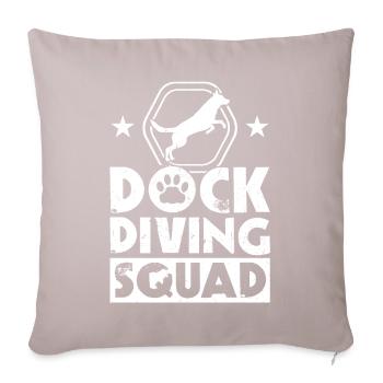 Dock dive squad - Sofa pillowcase 17,3'' x 17,3'' (45 x 45 cm) - light taupe - Front